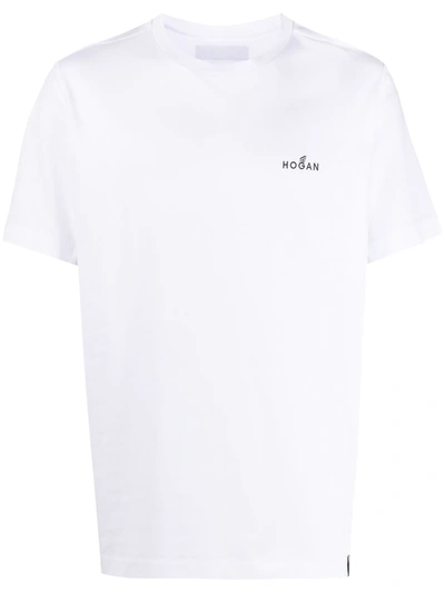 Hogan T-shirt White Whit Logo