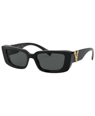 Versace Sunglasses, Ve4382 52 In Grey-black