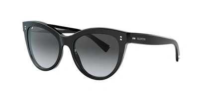 Valentino Polarized Sunglasses, Va4013 54 In Gradient Grey Polar