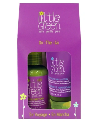 Little Green On-the-go Travel Duo Set Of 2, 4 oz In Burnt Oran