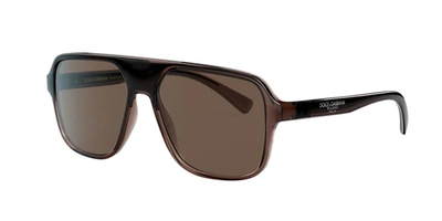 Dolce & Gabbana Dolce&gabbana Man Sunglass Dg6134 In Dark Brown