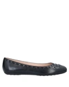 Tod's Ballet Flats In Black