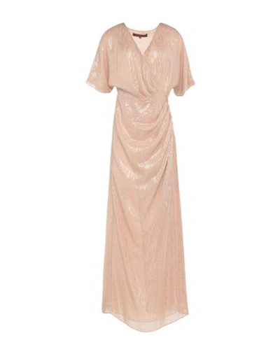 Space Style Concept Long Dresses In Pale Pink