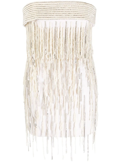 attico beaded dress Annie's Ibiza x Clio Peppiatt Midnight Dress