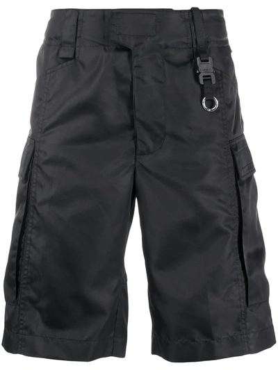 Alyx Buckle-detail Cargo Shorts In Black