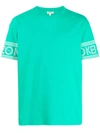 Kenzo Logo Print T-shirt In Green