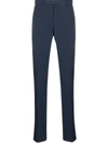 Incotex Slim-fit Tailored Trousers In Blue