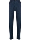 Incotex Slim-fit Chinos In Blue