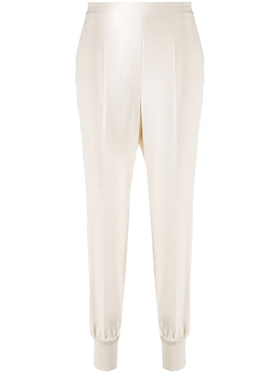 Stella Mccartney Julia Loose Fit Trousers In Neutrals