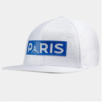 Nike Jordan Air X Paris Saint-germain Snapback Hat In White