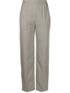 Etro Elasticated Waist Straight Trousers In Grey