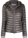 Herno Hooded Puffer Jacket In Grey