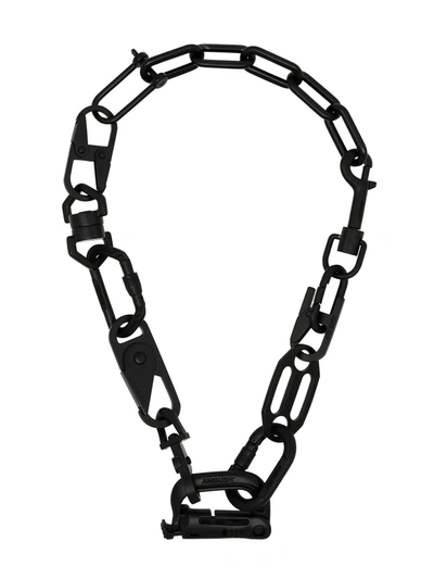 Ambush Black Carabiner Chain Necklace