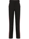 Neil Barrett Side Stripe Tailored Trousers In Black
