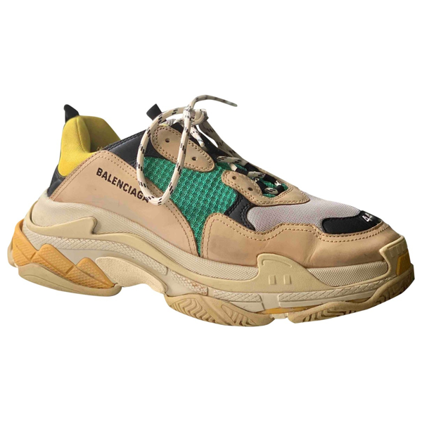 balenciaga triple s homme beige