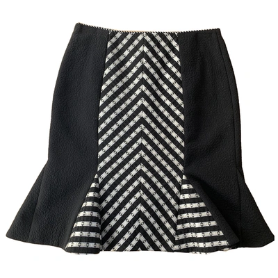 Pre-owned Matthew Williamson Mini Skirt In Black