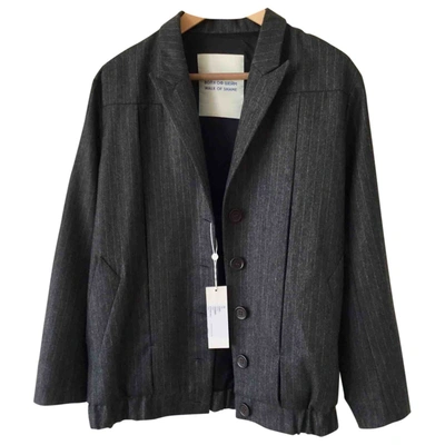 Pre-owned Walk Of Shame Wool Blazer In Anthracite