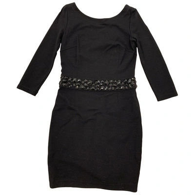 Pre-owned Blumarine Wool Mini Dress In Black