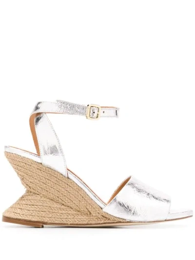 Paloma Barceló Castula Wedge Sandals In Grey