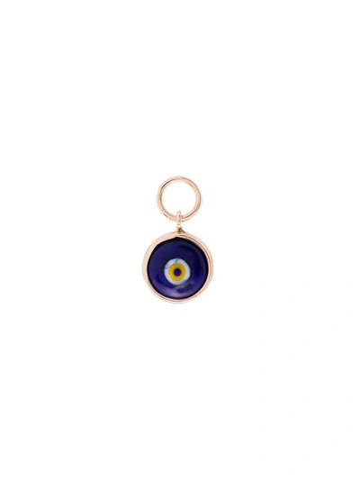 Jacquie Aiche 14kt Rose Gold Eye Charm In Metallic