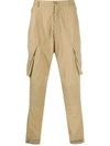 Givenchy Tapered Cargo Trousers In Beige
