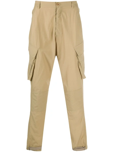 Givenchy Tapered Cargo Trousers In Brown