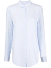 Equipment Essentail Silk Shirt In Serenity/bright White