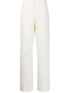 Baum Und Pferdgarten Floral-print Pull-on Trousers In Yellow
