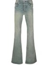 Amiri Denim Bootcut Jeans In Blue