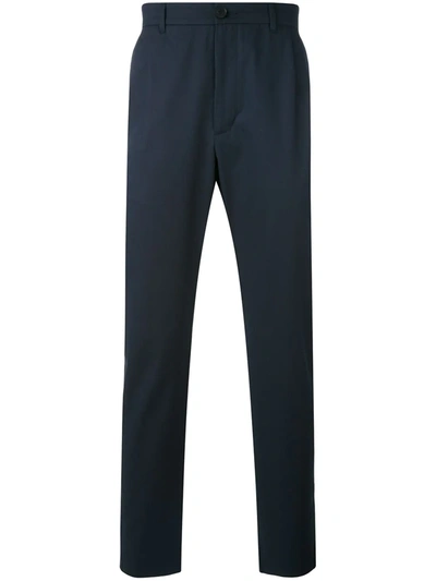 Qasimi Jaber Gabardine Trousers In Blue