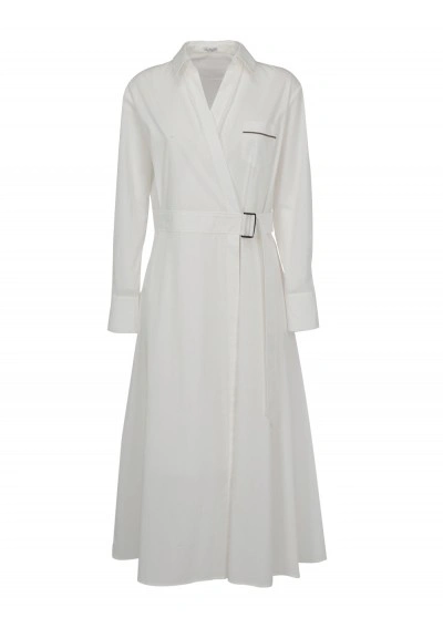 Brunello Cucinelli Dress In White