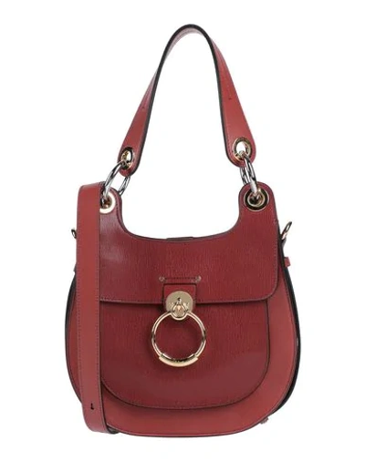 Chloé Cross-body Bags In Brick Red