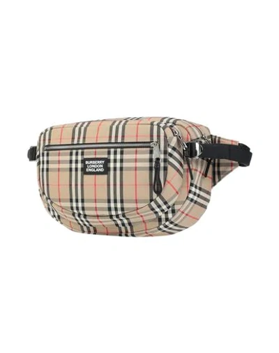 Burberry Backpack & Fanny Pack In Camel