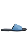 Giorgio Armani Sandals In Pastel Blue