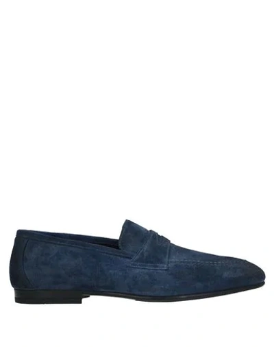 Doucal's Loafers In Blue