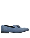 Doucal's Loafers In Blue