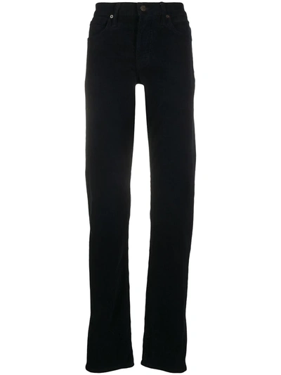 Tom Ford Straight-leg Corduroy Trousers In Blue