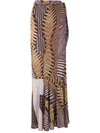 Amir Slama Caminhos Wrap Skirt In Brown