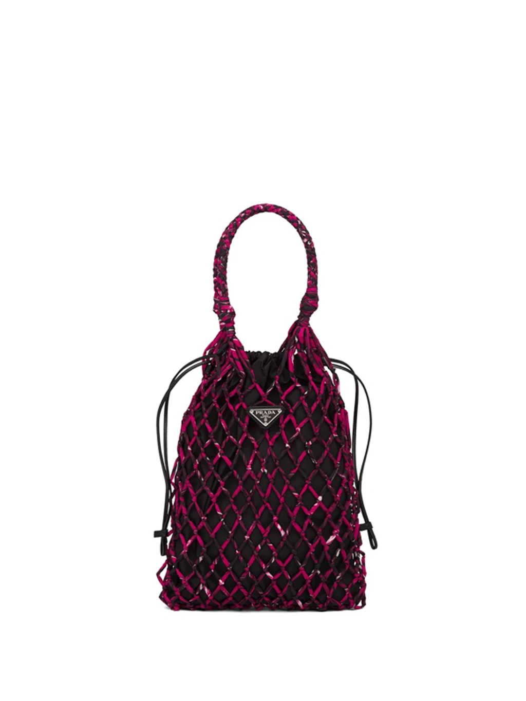 Prada Mesh Tote Bag In Black | ModeSens