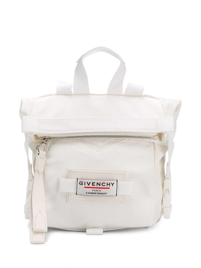 Givenchy Mini Downtown Backpack In White