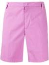 Dondup Manheim Straight-leg Bermuda Shorts In Pink