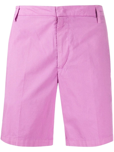 Dondup Manheim Straight-leg Bermuda Shorts In Pink