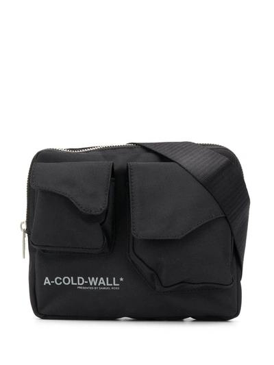 A-cold-wall* Logo Printed Belt Bag In Black