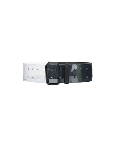 Mm6 Maison Margiela Belts In Black