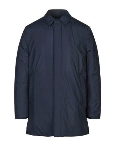 Aquascutum Coats In Blue