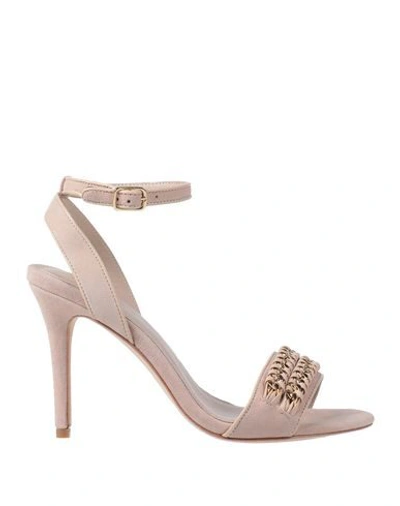 Sandro Sandals In Pale Pink
