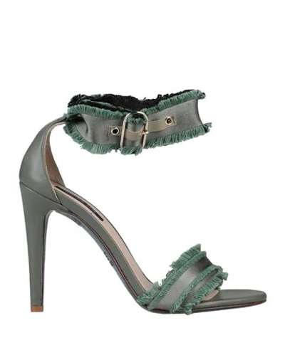 Patrizia Pepe Sandals In Military Green