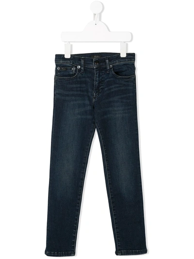 Ralph Lauren Kids' Eldridge Skinny Jeans In Blu