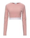Chiara Ferragni Sweatshirts In Pale Pink