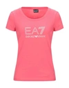 Ea7 T-shirt In Fuchsia